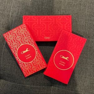 💯 Authentic Cartier Red Envelopes